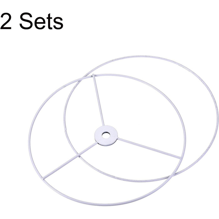 Карта джерел 2 Комплект абажура Кільце 200мм Діаметр. Каркас тримача для тримача для залізної лампи