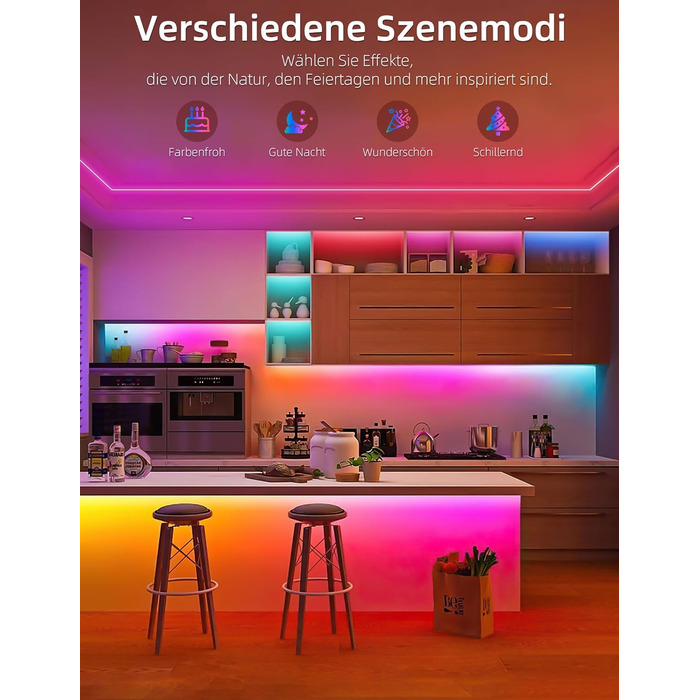 Неонова світлодіодна стрічка Lamomo 5 м RGB, водонепроникна гнучка сумісна з Bluetooth IP65, світлова стрічка з можливістю зміни кольору 12 В для вулиці з дистанційним керуванням, силіконовий світлодіодний браслет своїми руками для прикраси спальні Rgb5m 