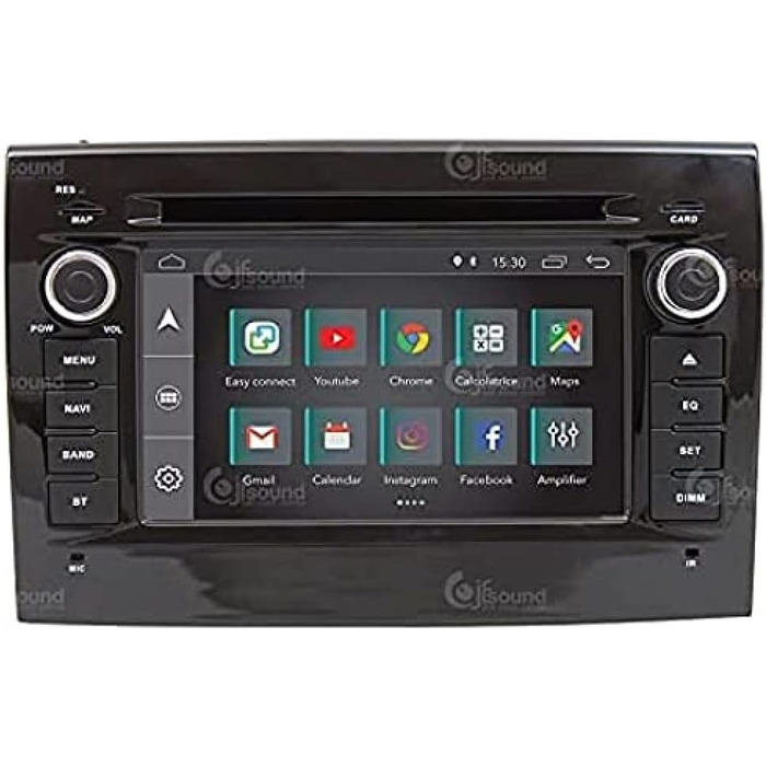 Автомобільна стереосистема Costum fit для Ducato 250 Android GPS Bluetooth WiFi Dab USB Full HD сенсорний дисплей 6.2 Easyconnect