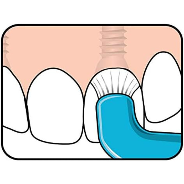 Компактна зубна щітка TEPE, упаковка 10 шт.
