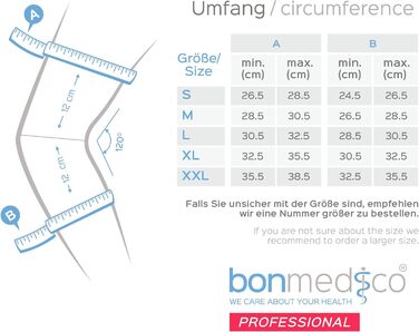 Професійний бандаж для ліктя bonmedico Kusano для жінок та чоловіків Бандаж для ліктя вліво/праворуч - підтримує суглоб та м'язи - Налокітники - ука, синій, L Blue L