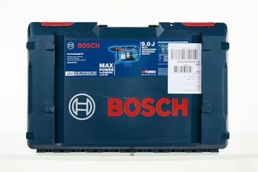 Акумуляторний перфоратор Bosch Professional 18V System BITURBO GBH 18V-40 C (у комплекті 2 шт. акумулятор ProCORE 5,5 Ач, швидкий зарядний пристрій GAL 1880 CV, ганчірка для машини, мастило, додаткова рукоятка, XL-BOXX) 2xProCORE18V 5,5 Ачзарядний пристрі