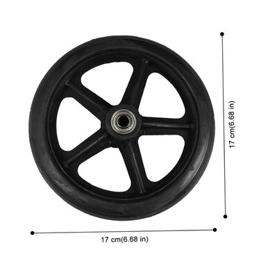 Крісло колісне Переднє колесо Ручне крісло колісне Підшипник маточини колеса Допоміжні аксесуари для ходьби Rollators Шина Заміна інвалідного візка Переднє колесо Суцільна шина Спущене колесо, 4 шт.