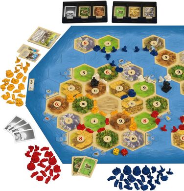 Моряки, розширення для CATAN - The Game, настільна гра для 3-4 гравців віком від 10 років, сімейна гра, грається тільки з базовою грою, Поселенці Катану CATAN Моряки, 682705 CATAN -