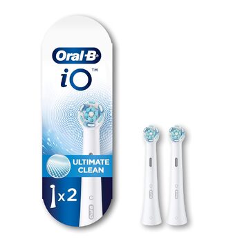 Змінні насадки для щітки Oral-B iO Ultimate Clean, білі, 2 шт. и наповнювачів Ultimate Clean (2 шт. и) білі