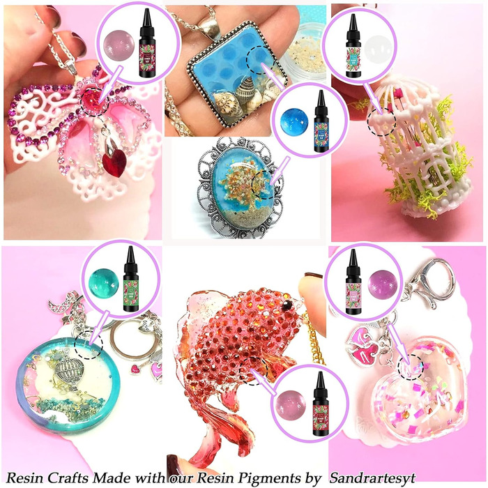 Напівпрозорих кольорів УФ-смола Hard DIY Nail Art Crafts 25 мл кожен 12 кольорів УФ-смоли, 12