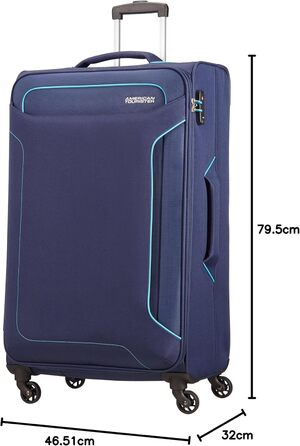 Валіза American Tourister Holiday Heat Spinner 79,5 см, 3,8 кг, 108 л, темно-синій (Navy) Spinner L (79,5 см-108 л)