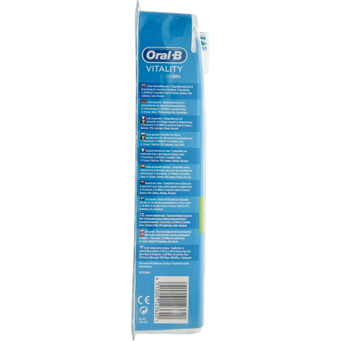 Електрична зубна щітка Oral-B Vitality Crossaction Basic CLS (з вбудованим акумулятором)