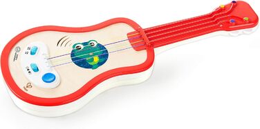 Дерев'яна музична іграшка Baby Einstein Hape Magic Touch Ukulele, 30 мелодій, 2 режими гри та регулювання гучності, від 12 місяців Ukulele Red