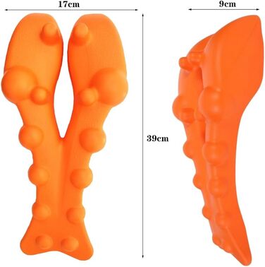 Посуд для масажу спини Трапецієподібні розтяжки Розгинач шиї та спини Краби Подушка для шиї Тригерна точка Масажер для розслаблення шиї та плечей Точка масажу верхньої частини спини