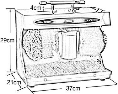 Інтелектуальна полірувальна машина для взуття SHENJIA - автоматична індукційна машина для домашнього використання - без зусиль надає блиск і полірує взуття