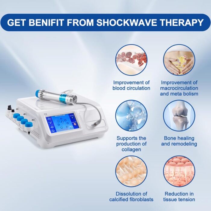 Апарат ударно-хвильової терапії для полегшення болю в суглобах і м'язах, м'язова і кісткова тканина, 10 бар, апарат для пневматичної терапії, неінвазивний, без побічних ефектів