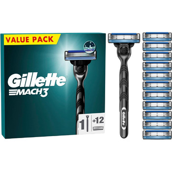 Леза для бритви Gillette Mach3 12 лез для бритви для чоловіків