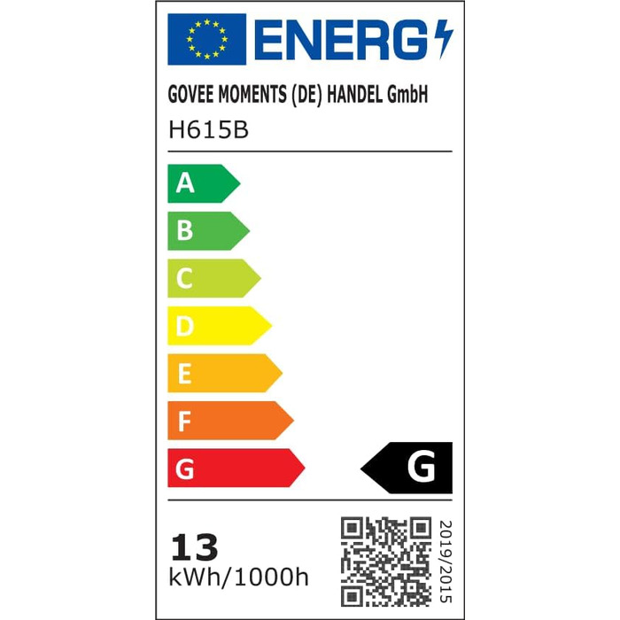 Світлодіодна стрічка Govee Розумна світлодіодна стрічка RGB WiFi, смуга для струнних світильників Додаток Керування Wi-Fi за допомогою Alexa та Google Assistant, синхронізація музики Зміна кольору Прикраса своїми руками для спальні, кухні, вітальні (10M)