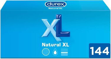 Оригінальні презервативи Durex, Natural Plus, розмір XL