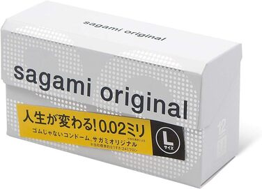 Упаковка Sagami Original 0,02 мм великого розміру 12 шт. Краса та здоров'я (імпорт з Японії)