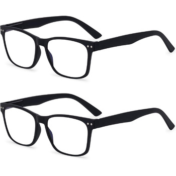 Окуляри для читання Wise Eyewear 2 Pack Bulk Multi Focus 3 Power - No Line Pack 2 Pack Black 2.0 x