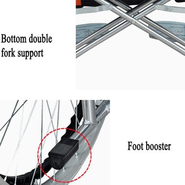 Інвалідні візки Складна інвалідна коляска Легкий розбірний візок для людей похилого віку, конструкція з чотирма гальмами, знімні та миються, дихаючі подушки, підходить для інвалідів та людей похилого віку