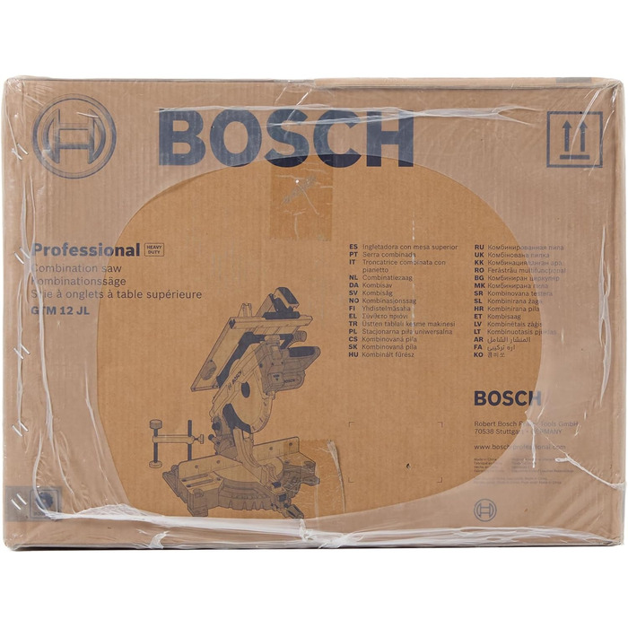 Торцювальна пила / комбінована пила Bosch Professional GTM 12 JL (Ø пиляльного диска 305 мм, вкл. 1 циркулярне пиляльне полотно, штовхач)