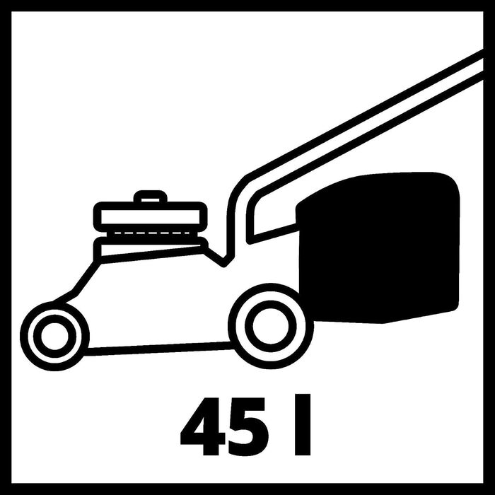 Акумуляторна газонокосарка Einhell GE-CM 36/37 Li-Solo Power X-Change (36 В, ширина зрізу 37 см, до 400 м, травозбірник 45 л, висота зрізу 25-75 мм, без акумулятора) 37 см ширина зрізу без акумулятора та зарядного пристрою