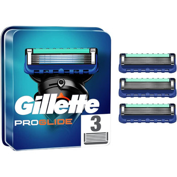 Леза для бритви Gillette ProGlide, 3 змінні леза для мокрих бритв чоловічі з 5-кратним лезом