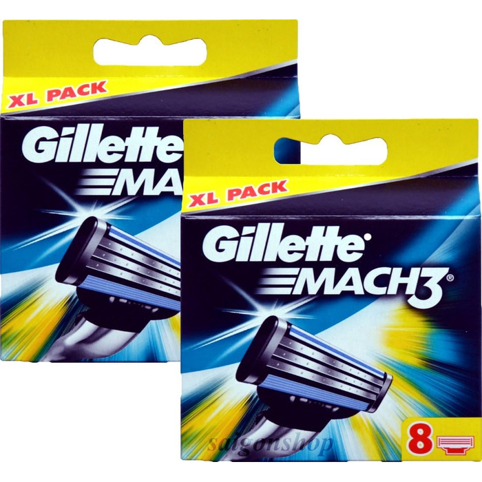 Леза для бритви Gillette MACH3, 16 шт.