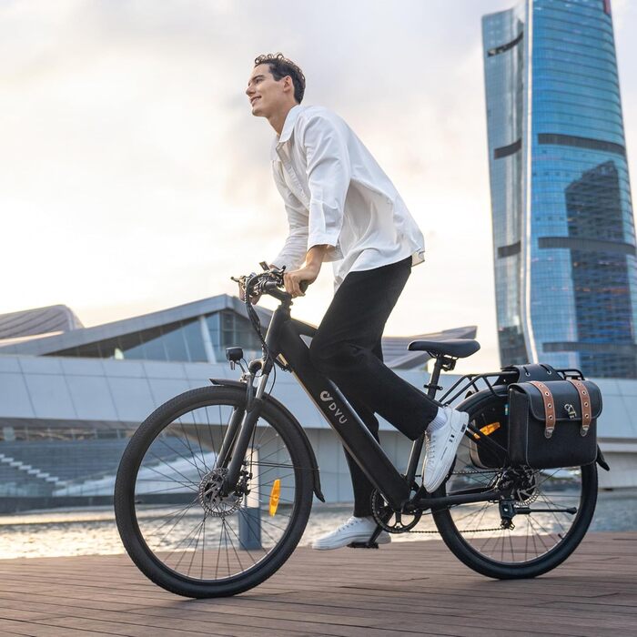 Електричний велосипед DYU EBike 27.5 з розумним дисплеєм