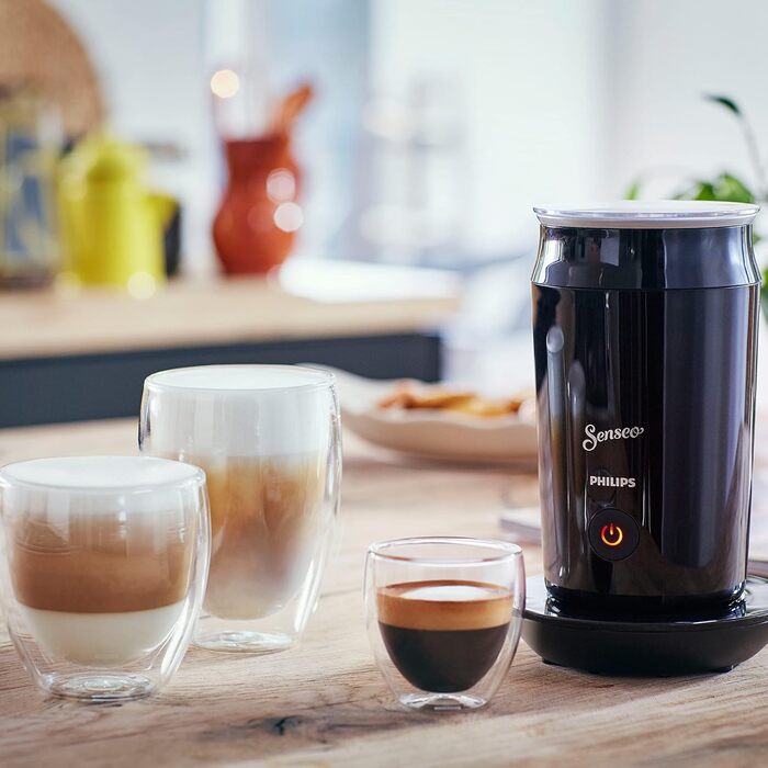 Оригінальна кавоварка Philips Appliances Senseo з піноутворювачем молока - технологія Coffee Boost і Crema Plus, 0,7 літра, чорна, (HD6553/65)