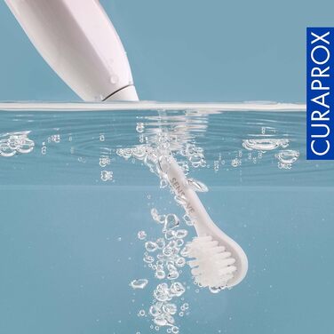 Електрична зубна щітка Curaprox Sonic Curaprox Hydrosonic easy, 3 рівні чищення, 2-хвилинний таймер, чутлива насадка для щітки, потужна батарея, із зарядним пристроєм та дорожнім кейсом