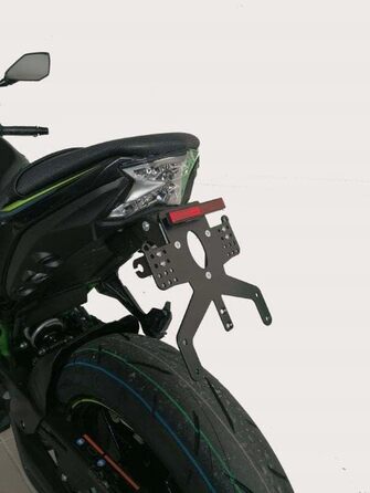 Тримач номерного знака GroFaTec REVO Short для Kawasaki z650 Ninja 650 2017-2022 Тримач номерного знака Тримач номерного знака короткий задній Перетворення Porta Targa Z650 kawa