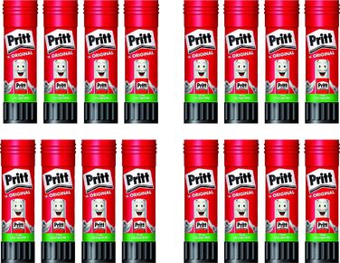 Клей-олівець Pritt 22г, 4 х 4-упаковка по 4, 16 шт.