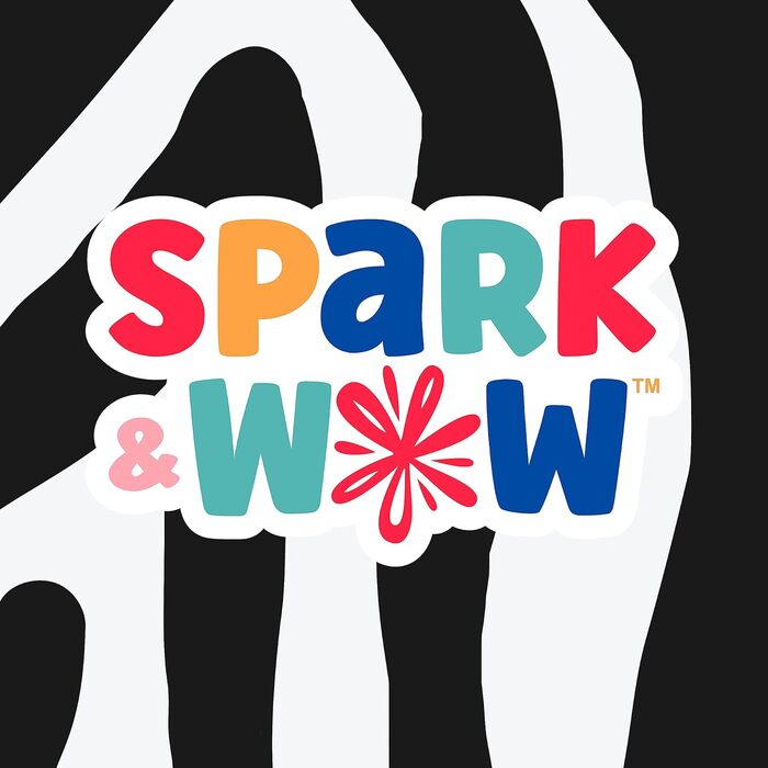 ПЕРЕВАГА НАВЧАННЯ Ігровий настільно-розважальний центр Spark & Wow Zebra - настінні іграшки для дітей віком від 18 місяців - прикраса для дитячих кімнат та ігрових зон