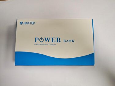 Зовнішній акумулятор ADDTOP Power Bank 26800 мАг, 22,5 Вт Power Bank USB C з PD 20W Power Delivery, портативний зарядний пристрій з 4 портами, сумісний зі смартфоном, планшетами та іншими чорними одиночними пакетами