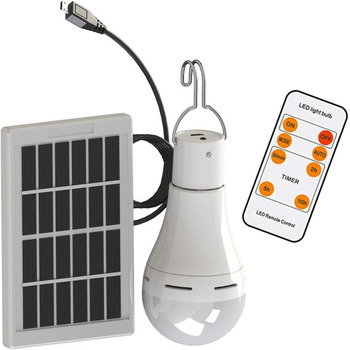 Світлодіодні сонячні ліхтарі Portable Lantern Spotlight Solar Light with Solar Panel Lighting for Camping, Hiking, Fishing, Garden House