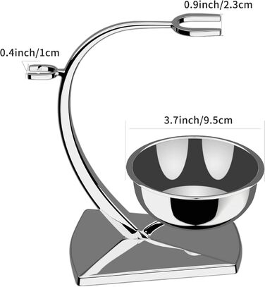 Розкішний набір для вологого гоління ERAVOR, синтетична щітка для гоління борсукового волосся, магнітна підставка для гоління з нержавіючої сталі, чаша для гоління з нержавіючої сталі, подарунок на День батька для чоловіка та тата