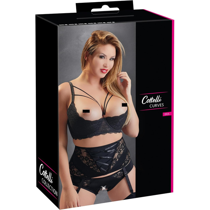 Жіноча колекція COTTELLI плюс бюстгальтер Regal Demi One size Black