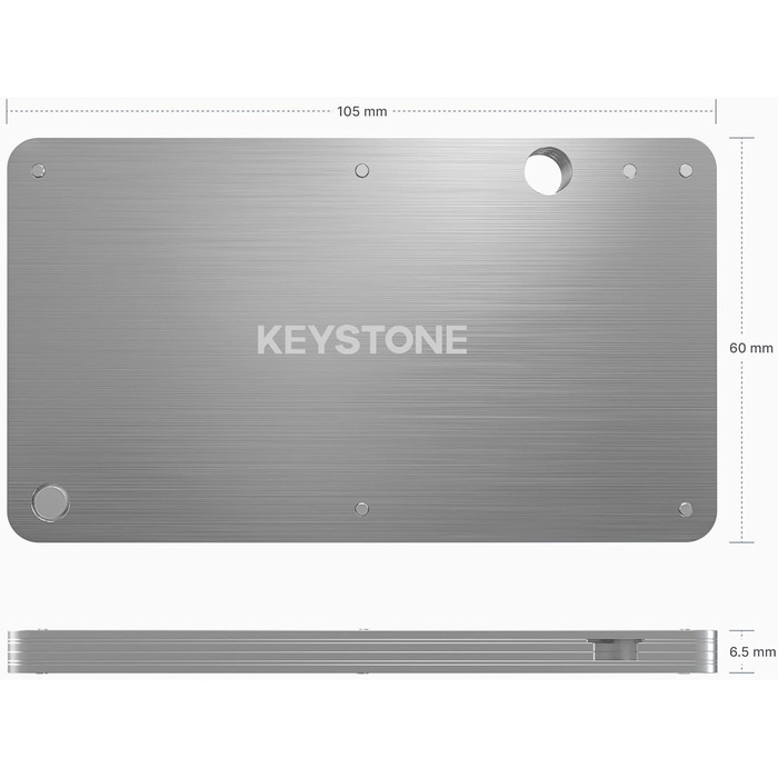 24 Words Bitcoin Key Phrase Storage, Steel Plate, Compatible with Ledger, Trezor, Keepkey (Keystone Tablet), 24 Words Bitcoin Key Phrase Storage, Steel Plate, Compatible with Ledger, Trezor, Keepkey (Keystone Tablet)