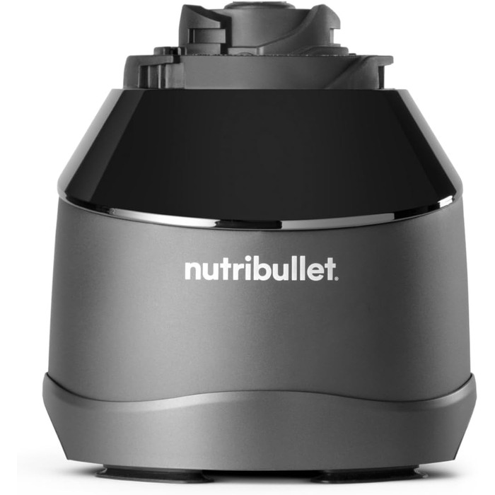 Повнорозмірний блендер nutribullet Combo, електричний блендер, багатофункціональний подрібнювач, професійний, потужність 1200 Вт, глечик 1,89 л, банки 946 мл і 710 мл, чорний, NBF500MB версія для ЄС