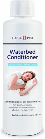 Кондиціонер для водяних ліжок Hanse Pro (4 x 250 мл) I Підходить для всіх водяних ліжок I Кондиціонер I Догляд за водяним ліжком I Аксесуари для водяних ліжок 250 мл (4 упаковки)