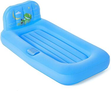 Дитяче ліжко Bestway Fisher Price, Dream Light, 132 x 76 x 46 см, зі світлодіодним проектором, синій