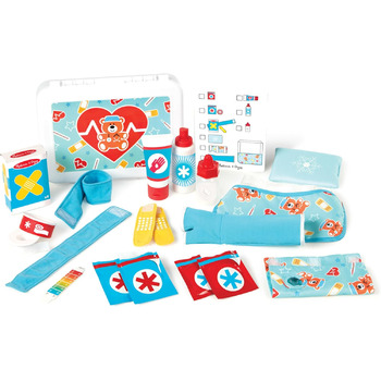 Ігровий набір Melissa & Doug Get Well First Aid Розвиваюча іграшка Рольова іграшка Монтессорі 3 Подарунок для хлопчиків або дівчаток