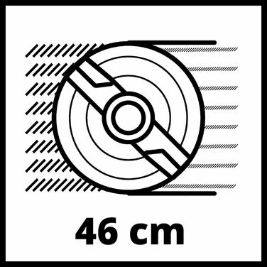 Бензинова газонокосарка Einhell GC-PM 46 SM HW-E Li (2 кВт, 4-тактний двигун, до 1400 м, функція електричного запуску, відключається задній привід, мішок для збору трави 65 л, вкл. акумулятор та зарядний пристрій)