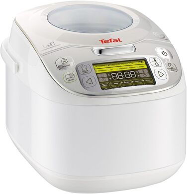 Мультиварка Tefal RK8121 45в1 45 автоматичних програм приготування Відкладений старт Функція збереження тепла Велика ємність (5 л) Нержавіюча сталь LC-дисплей Книга рецептів та аксесуари