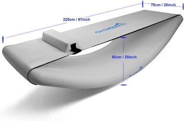 Надувне ліжко-гойдалка OrrinSports, ледаче ліжко, поперекова розтяжка