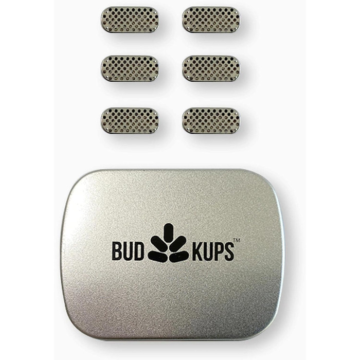 Комплект BudKups Case Bundle, містить 6 BudKups Generation 3.0 (зарядні капсули для P2/P3) та кейс Bud