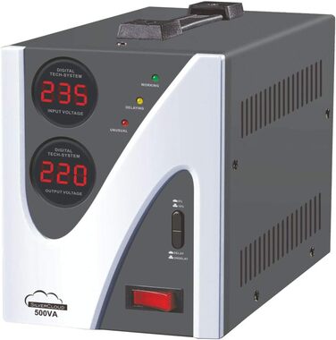 Стабілізатор напруги SilverCloud 1500VA 900W (500 VA / 300 Watt)