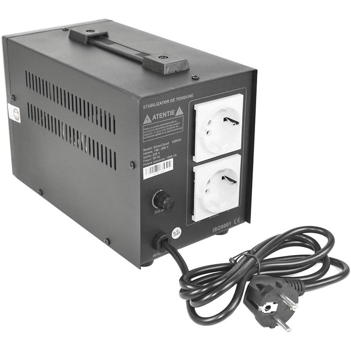 Стабілізатор напруги SilverCloud 1500VA 900W (1000 VA / 600 Watt)