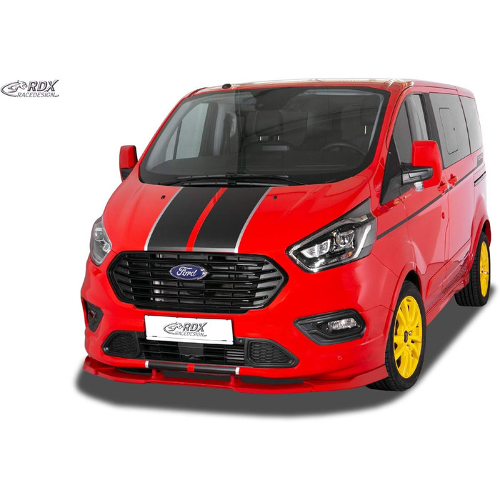 Передній спойлер Vario-X сумісний з Ford Transit Custom & Tourneo Custom ST-Line 2018- (PU)