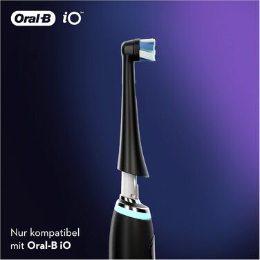 Щітки для чищення Oral-B iO Ultimate для електричної зубної щітки, 4 шт. и, Ultimate Tooth Cleaning з технологією iO, Насадка для зубних щіток Oral-B, чорна, 4 упаковки 4 шт. и (1 упаковка)