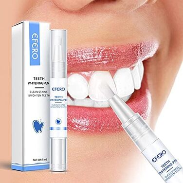 Рідина для чищення EFERO Teeth Whitening Pen видаляє плями нальоту, Жовте відбілювання зубів, Гігієна порожнини рота, Ручка для відбілювання зубів